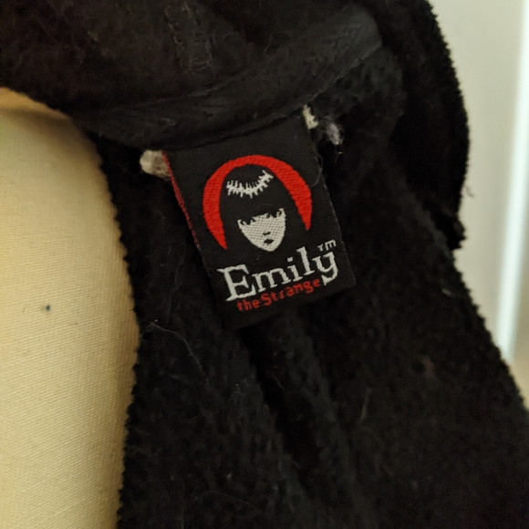 Black Hoodie with Pink Paw Mittens - Picture 5 of 5